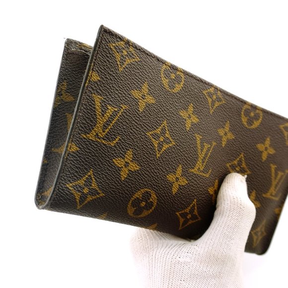 Louis Vuitton Monogram Canvas Leather Toiletry Pouch 20 Travel Bag - Picture 2 of 10